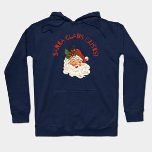 Santa Claus Illustration with Funny Text Hoodie